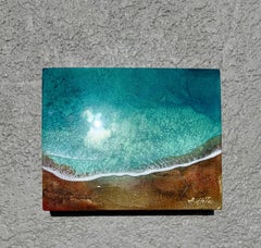 Salted Silence, Painting, Acrylic on Wood Panel
