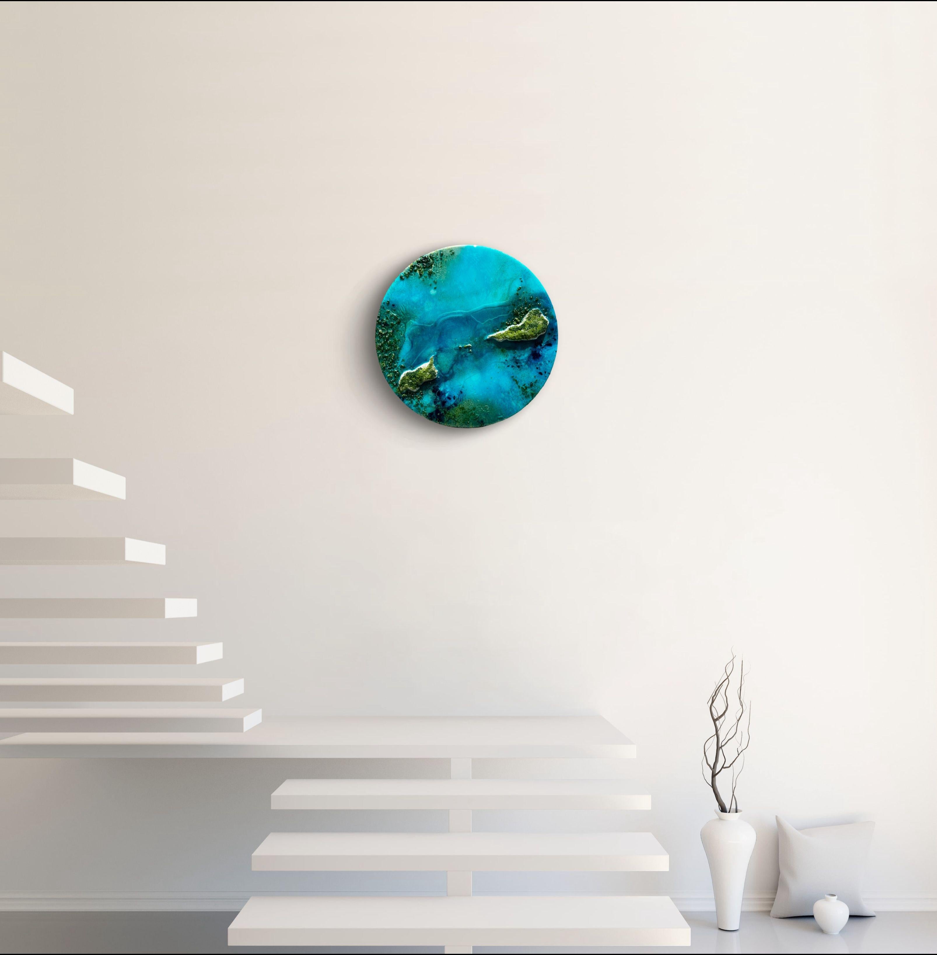 Das ist mein Paradies, Malerei, Acryl auf Metall (Fotorealismus), Painting, von Ana Hefco