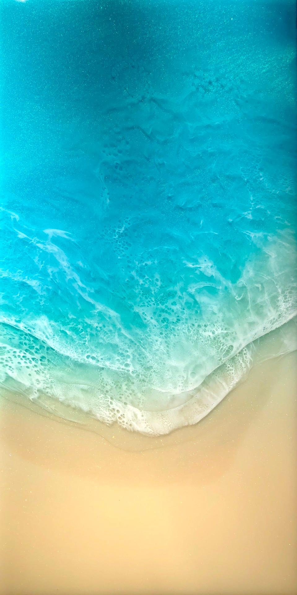 Landscape Painting de Ana Hefco - Playa de arena blanca nº 32