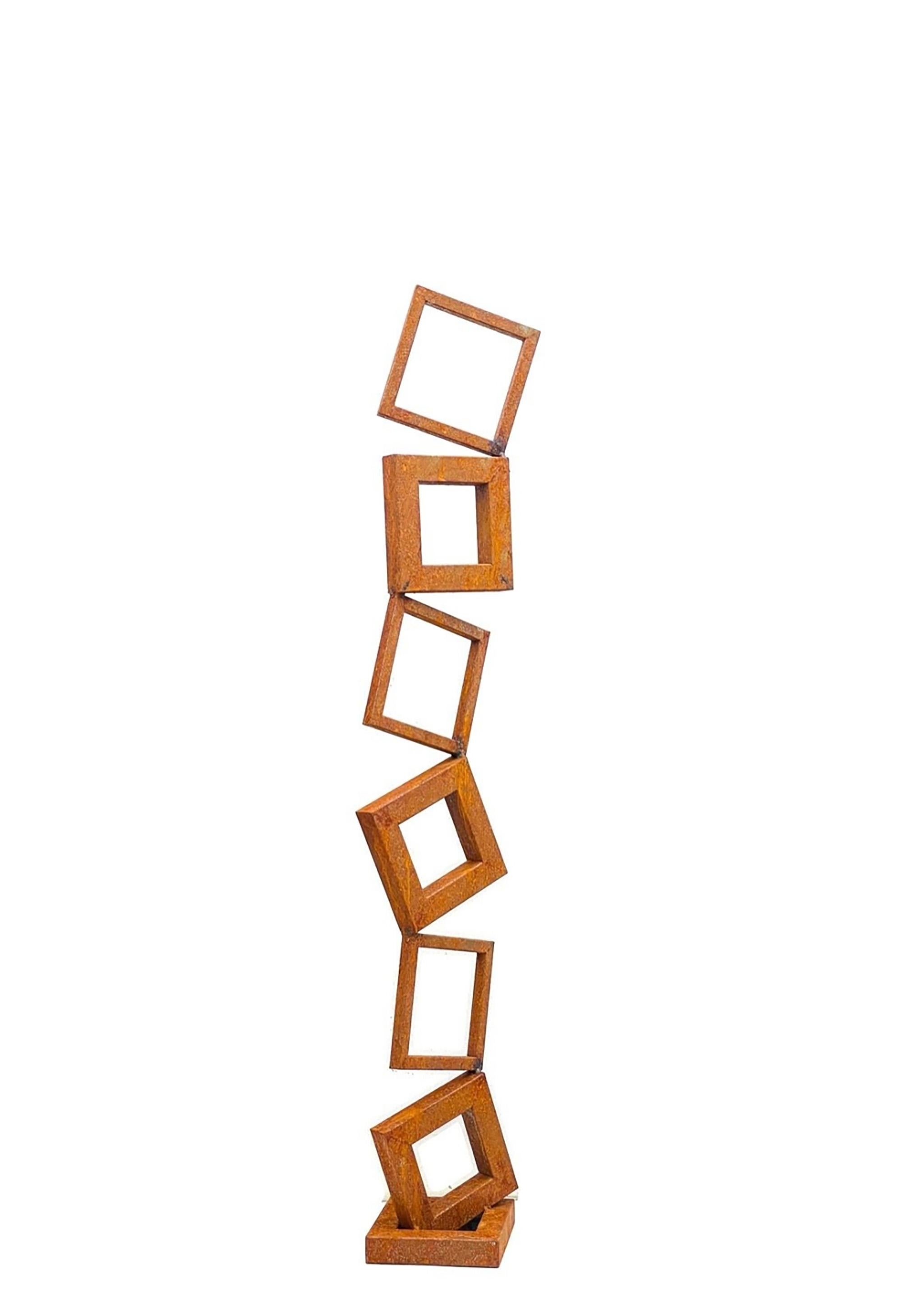 Indoor or outdoor garden Sculpture Corten steel abstract 7