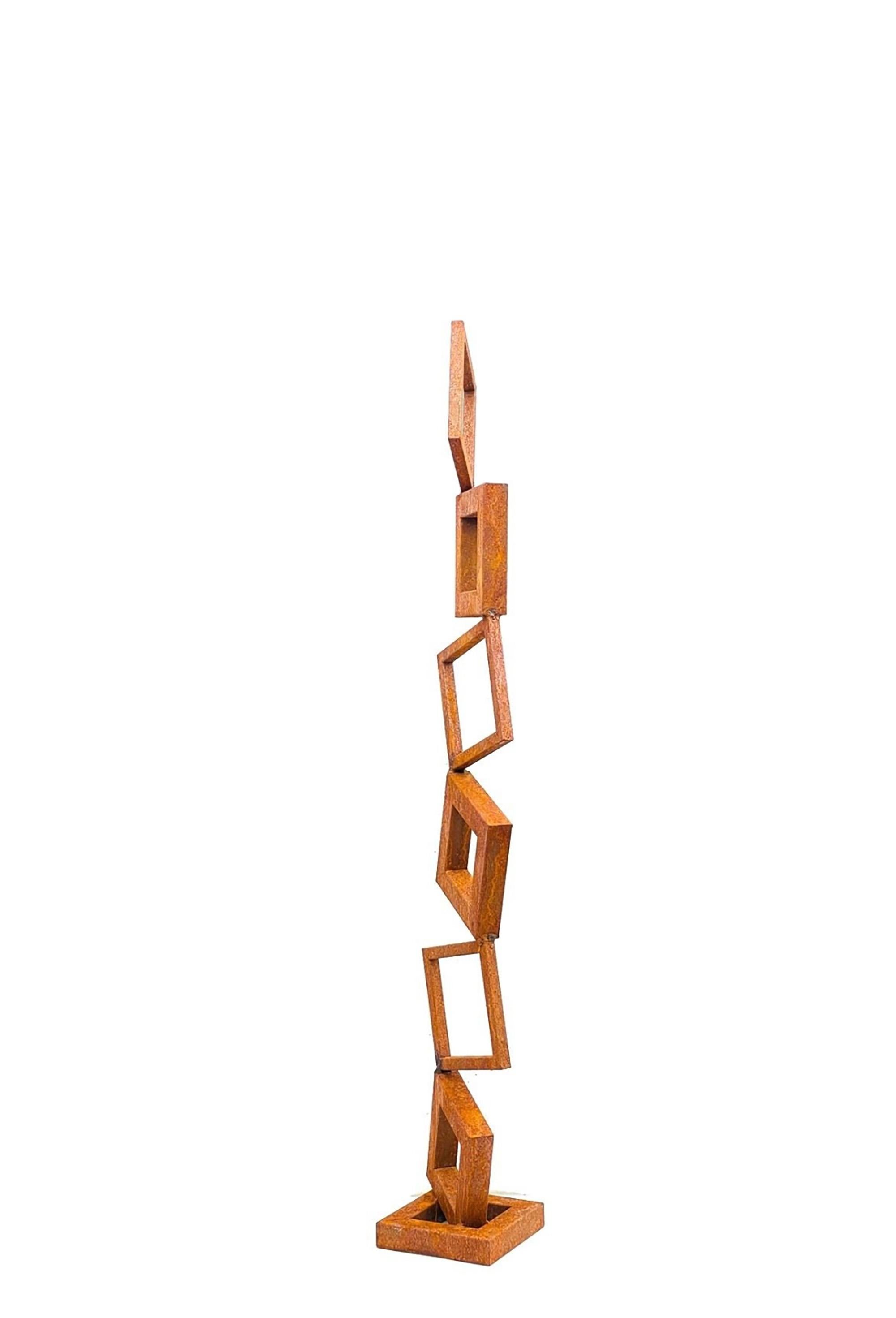 Indoor or outdoor garden Sculpture Corten steel abstract 8