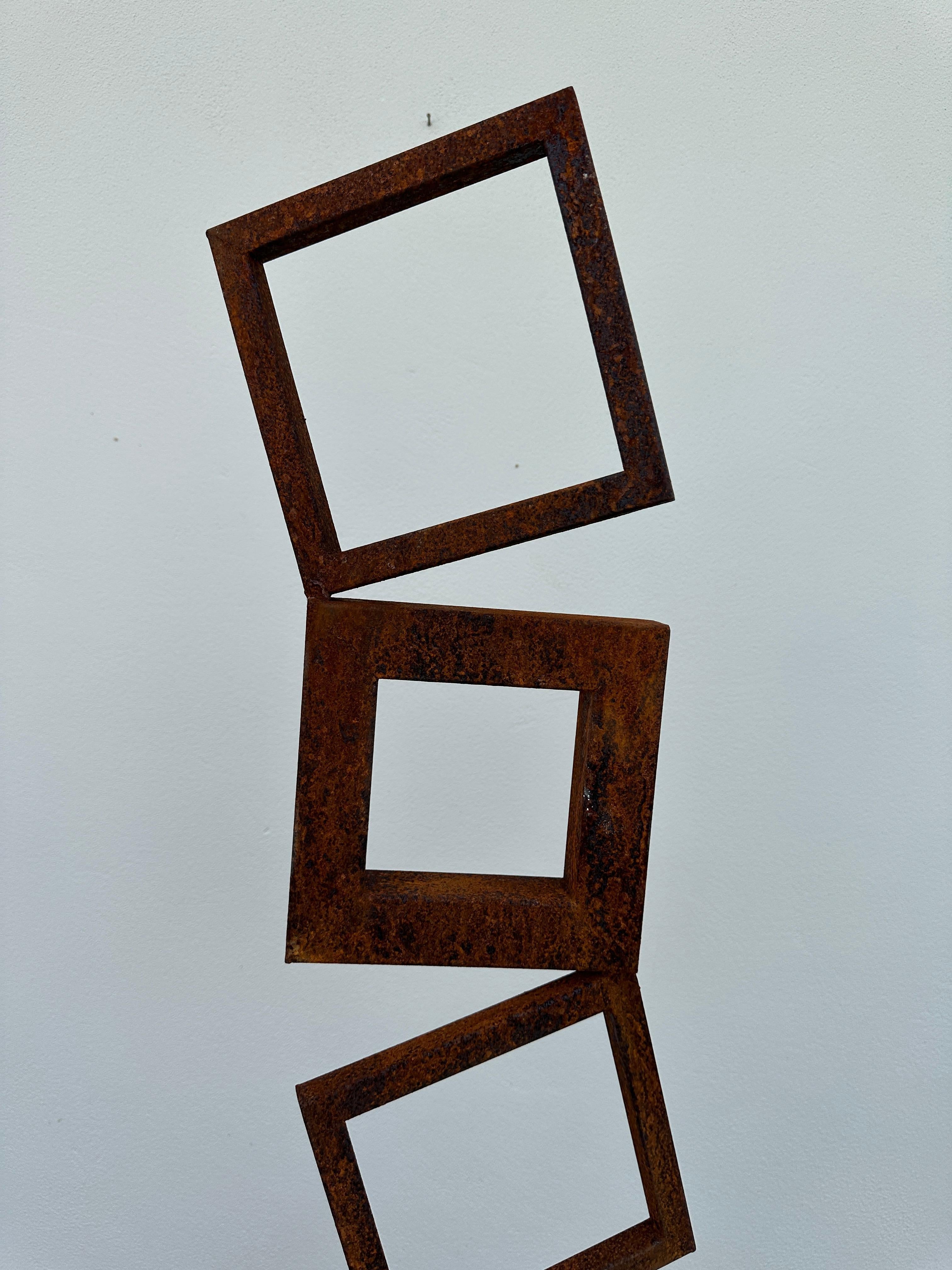 Indoor or outdoor garden Sculpture Corten steel abstract 12