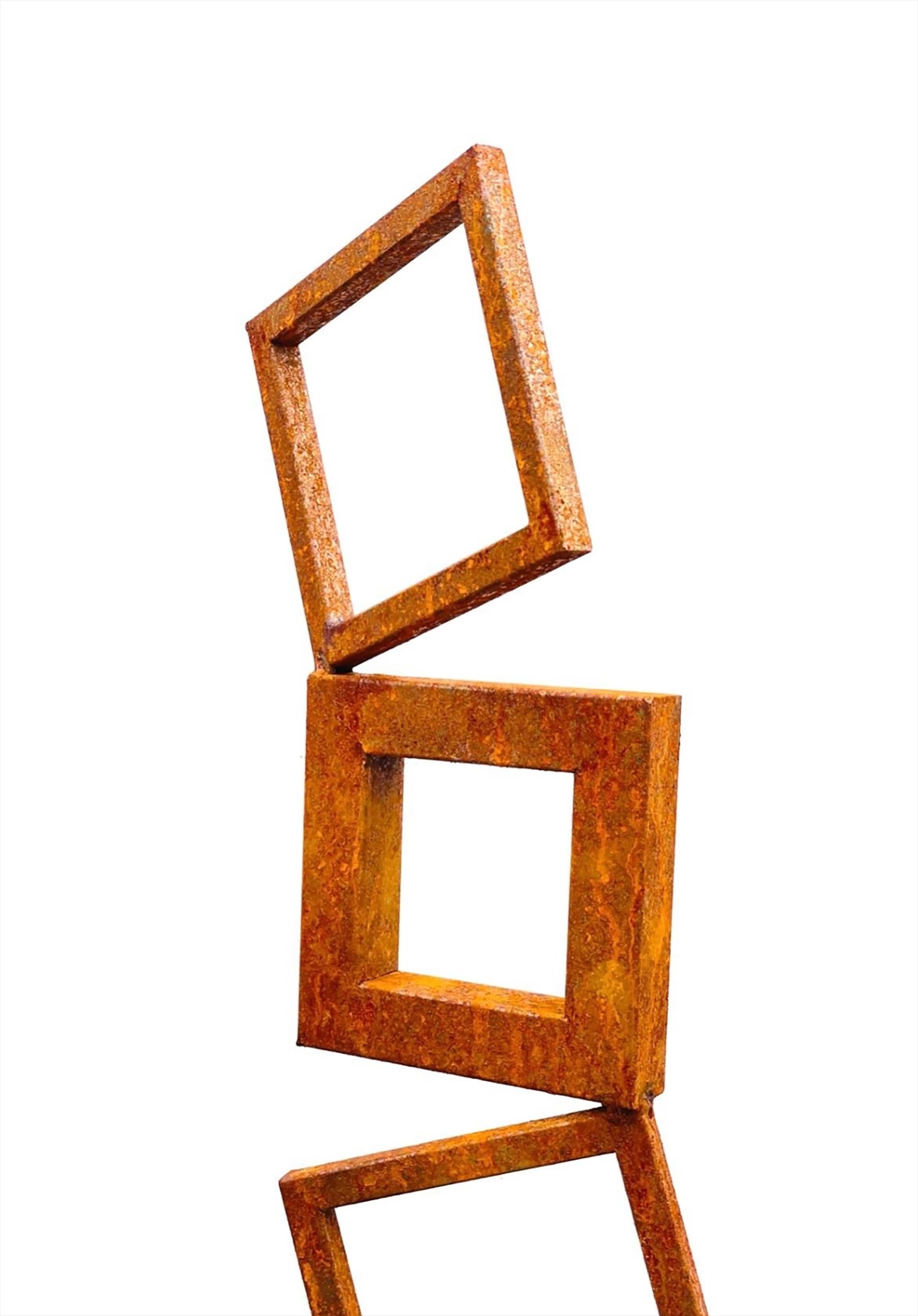 Indoor or outdoor garden Sculpture Corten steel abstract 2