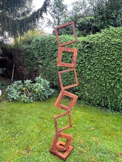 Indoor or outdoor garden Sculpture Corten steel abstract