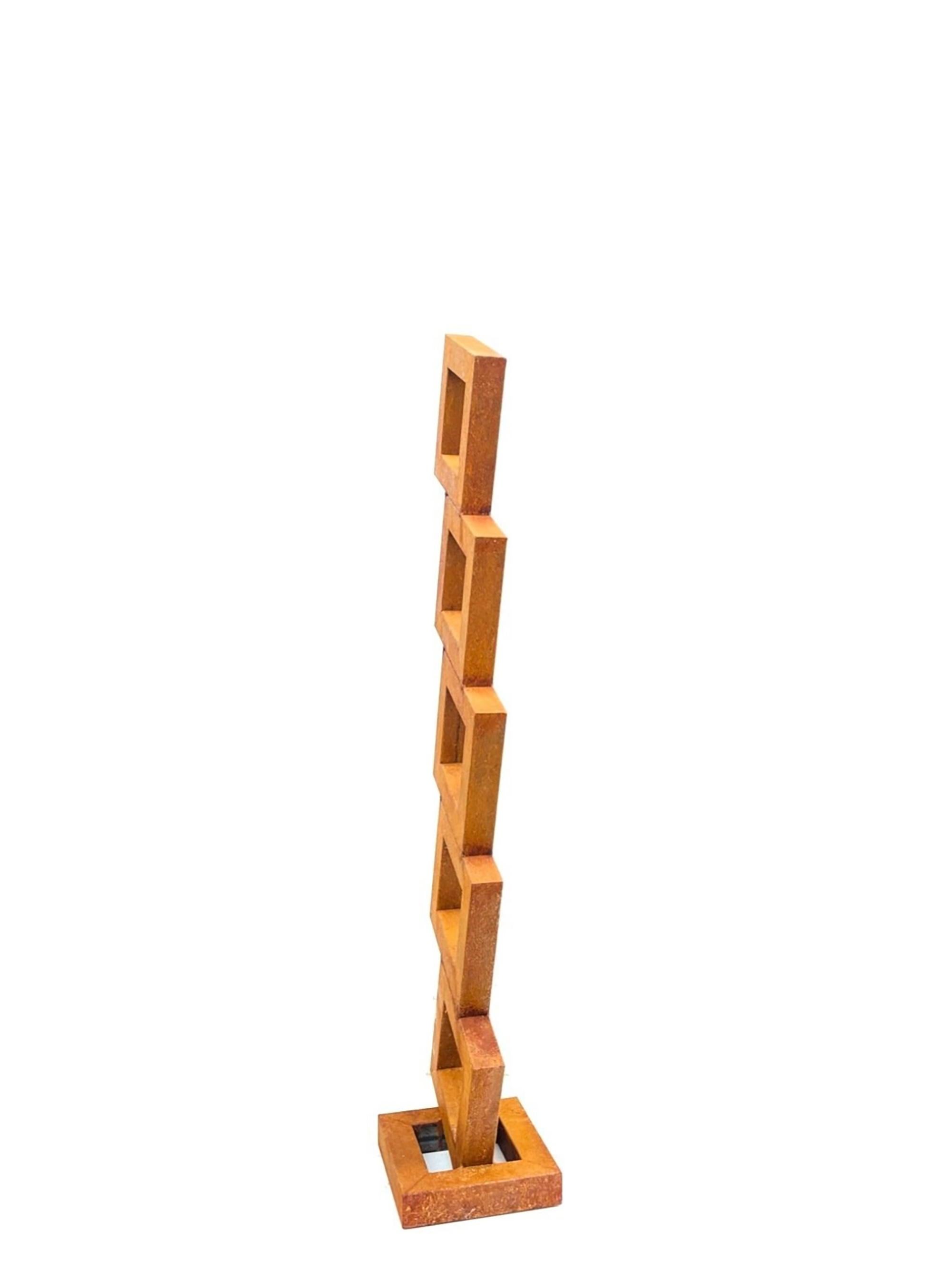 Jardin intérieur ou extérieur Sculpture en acier Corten abstraite par Ana Barrios Mendoza 8