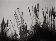 Harbor, Black & White Photography, Gelatin Silver Print, Signed, Portugal 2000