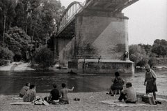River Jumping - Portugal 2000 - Gelatin Silver Print - Signed