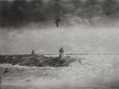 Vintage Storm, Portugal 1999 /Gelatin Silver Print/ Signed