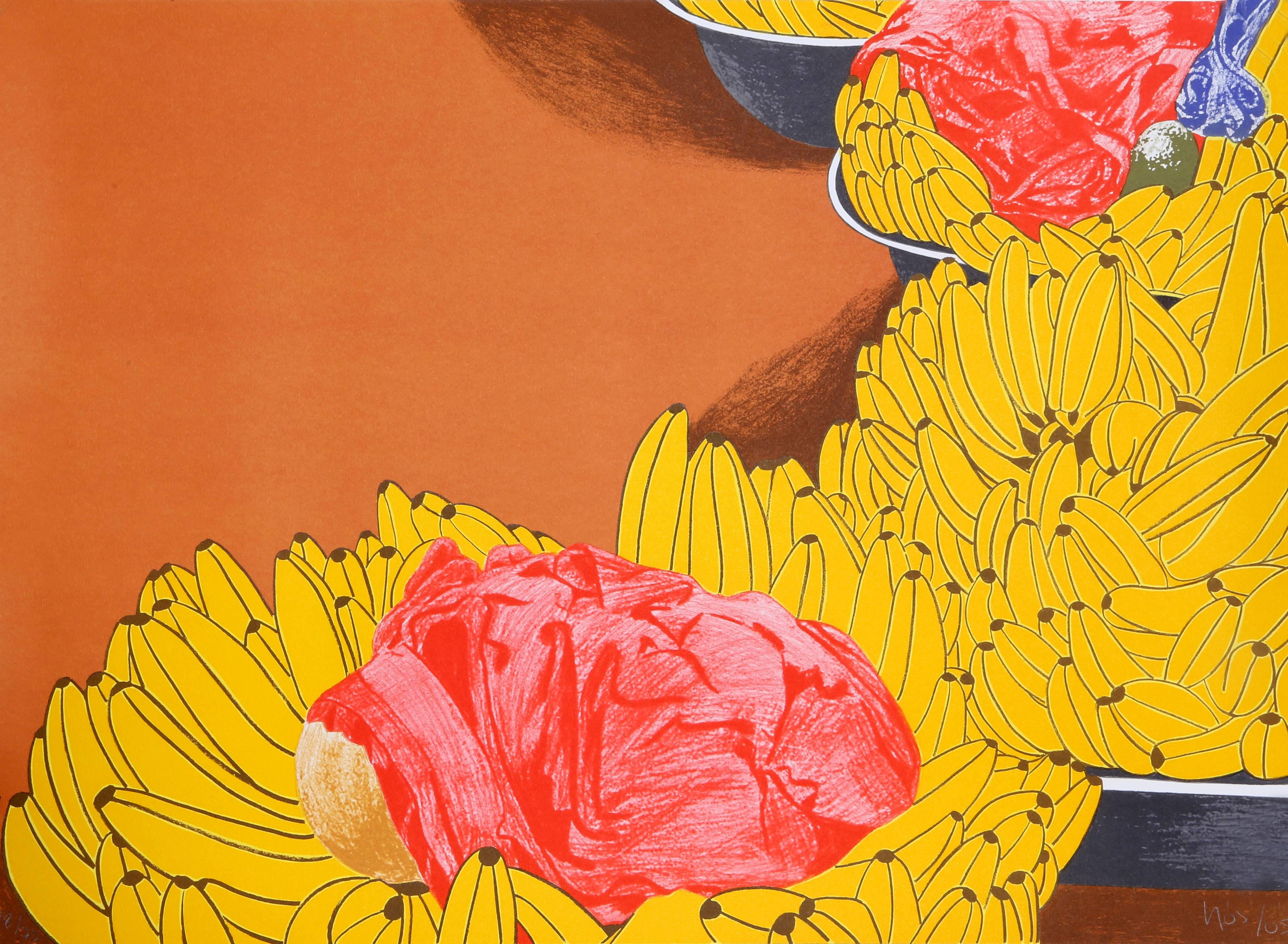 Figurative Print di Ana Mercedes Hoyos - Bazurto I, litografia pop art di Ana Mecedes Hoyos