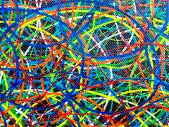 Contemporary Spanish Painting Circles & Swirls