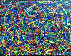 Contemporary Spanish Painting Circles & Swirls