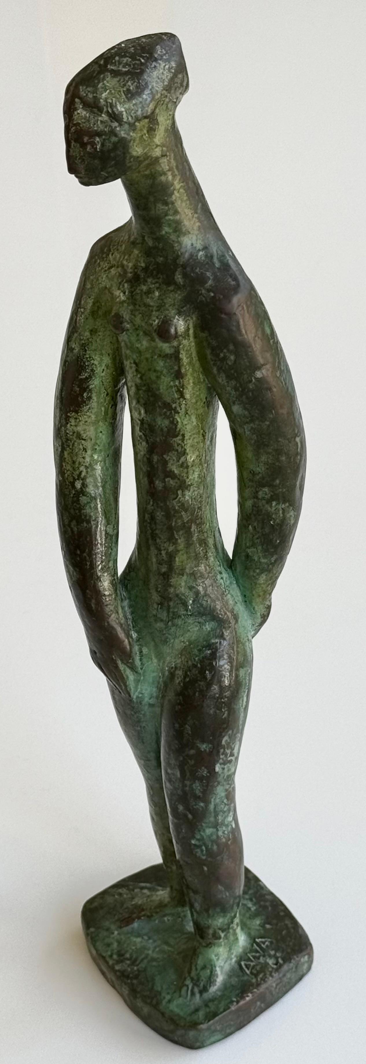 “Standing Female Nude” - Sculpture by Ana Ranguel Daltchev