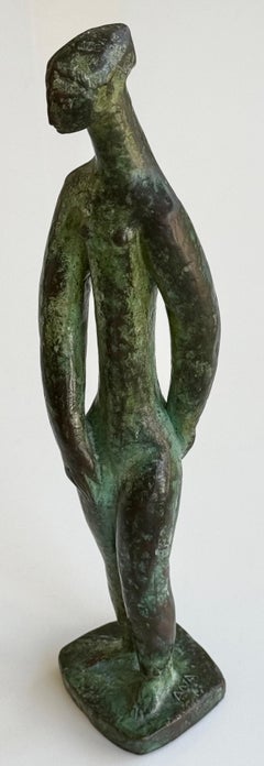 "Nudo femminile in piedi"