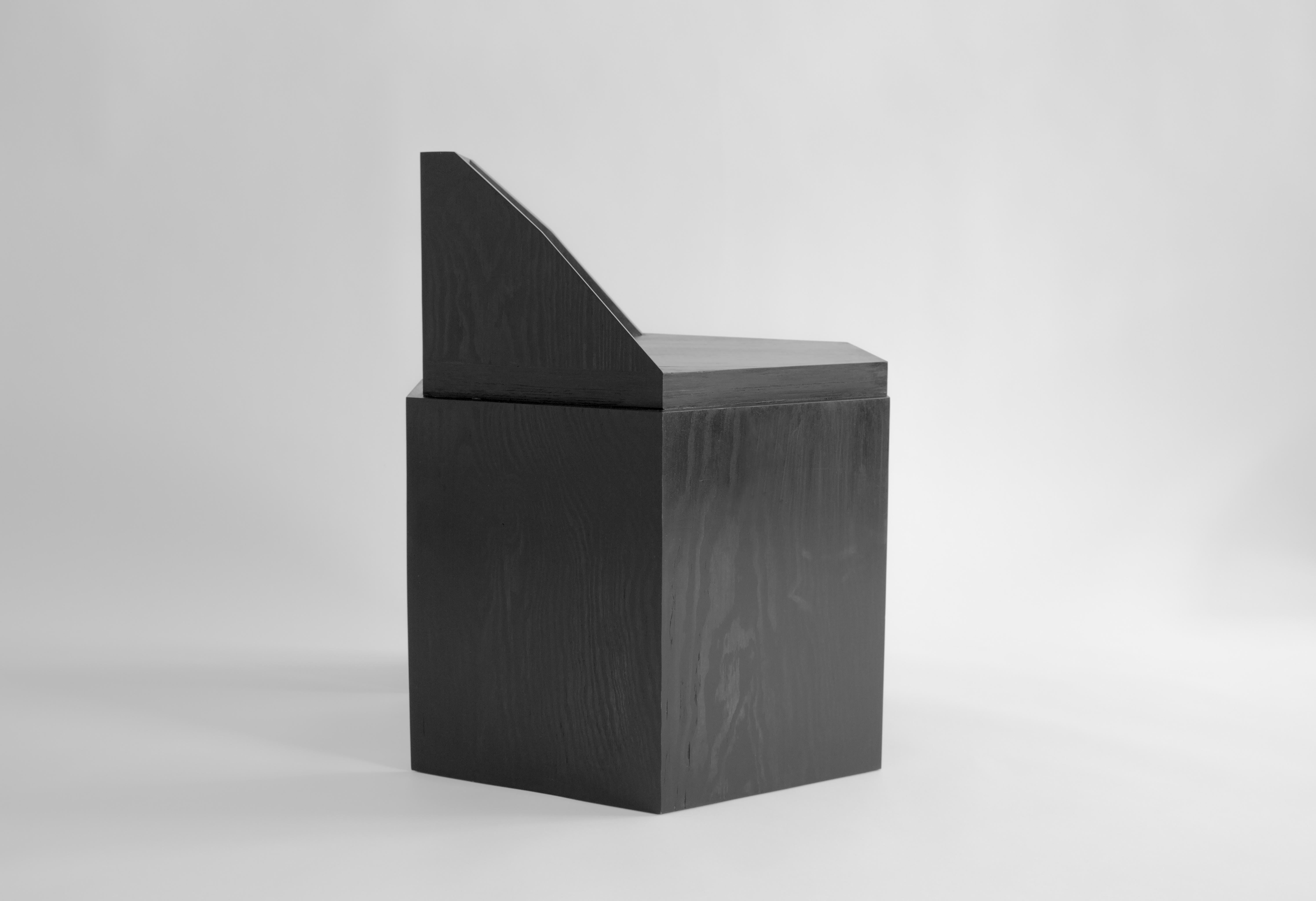 Ana sculpted chair by Sizar Alexis
Limited Edition of 35
Dimensions: Length 62cm, width 50cm,
height 72cm, seat height: 45cm
Comes in black, white stained and
natural pine plywood
Signed and numbered pieces.
Delivery time 4-6 weeks

About