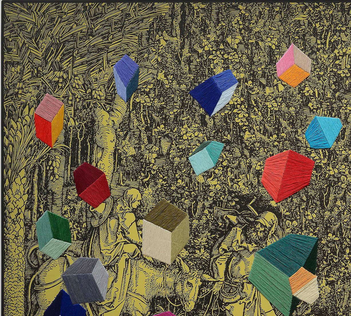 Sin título. De la serie Durero - Mixed Media Art Contemporáneo de Ana Seggiaro