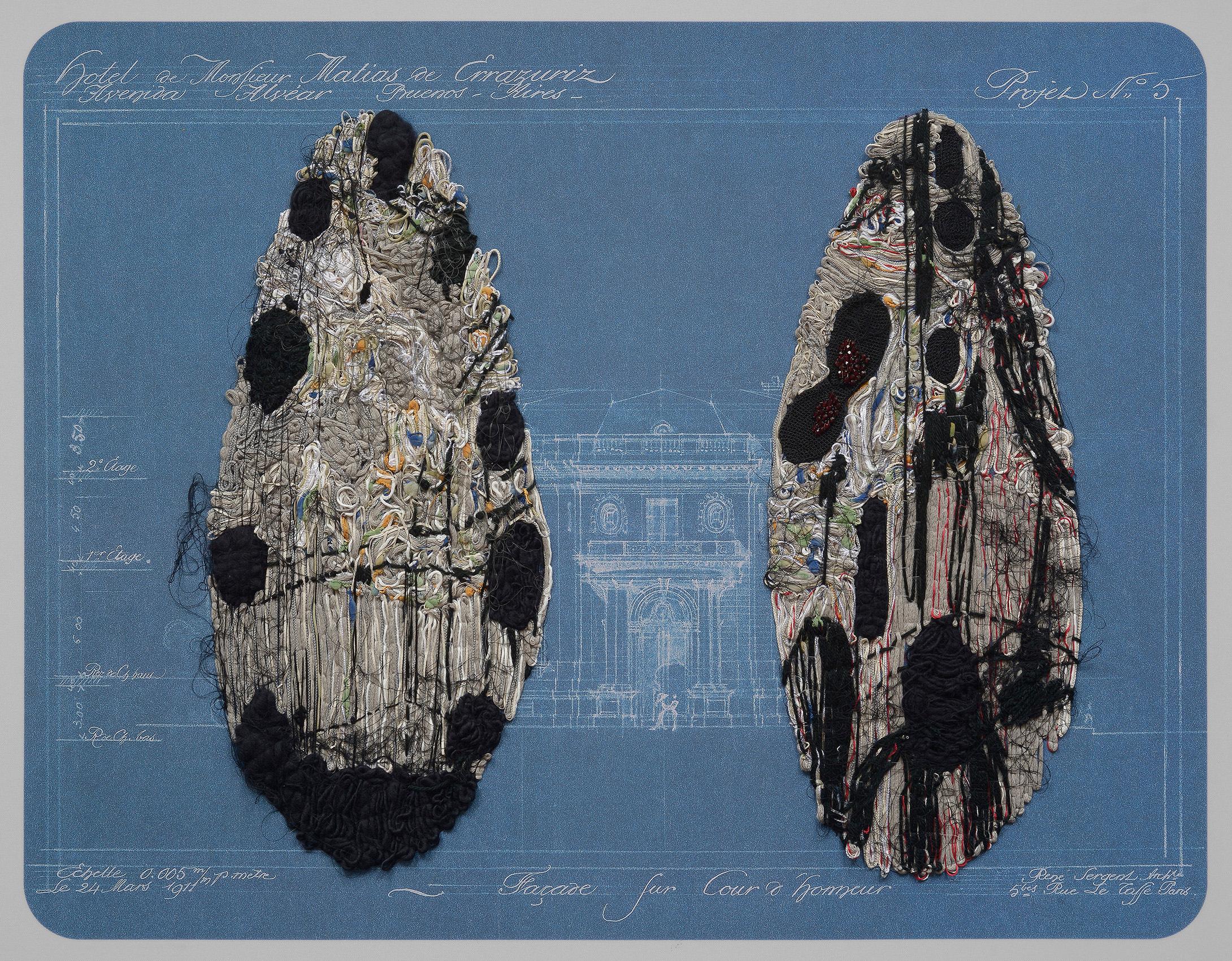 Sin título. De la serie Durero - Mixed Media Art de Ana Seggiaro