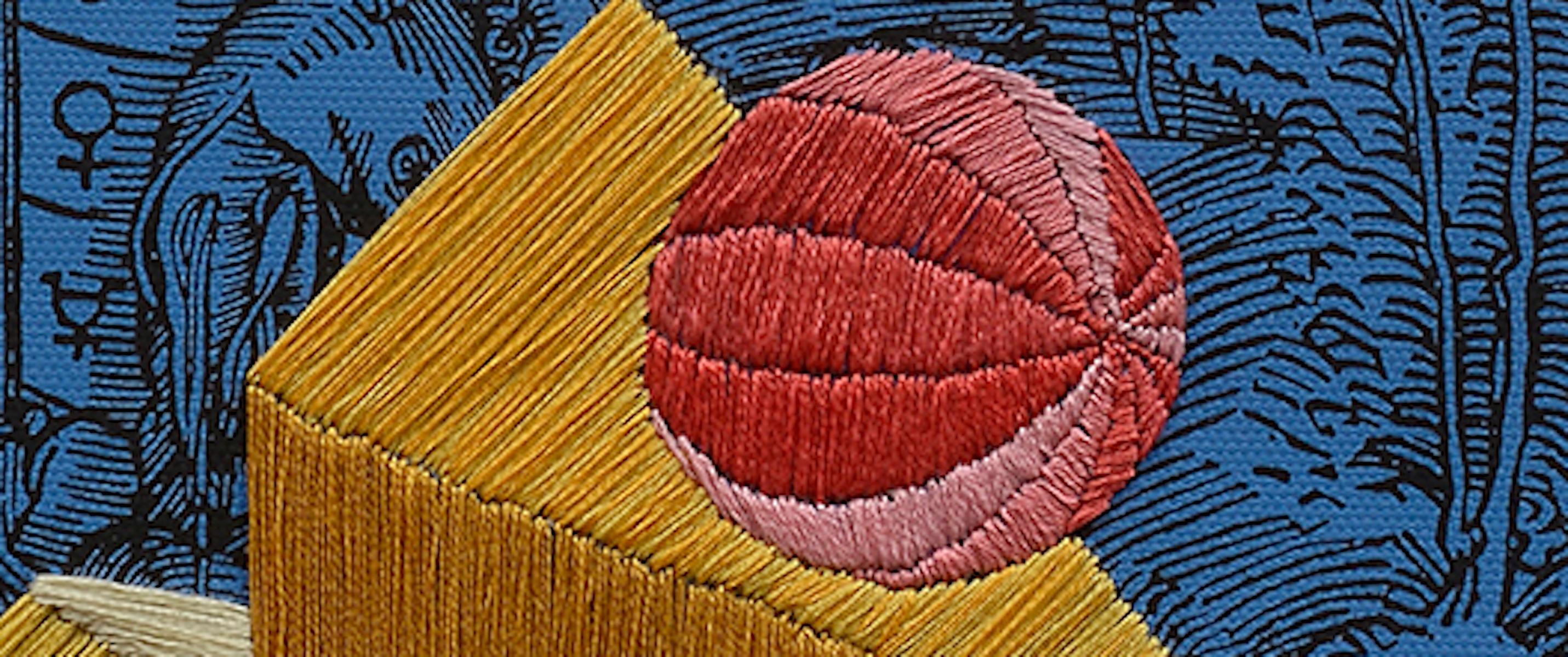Untitled. Unique embroidery artwork from the Durero series  - Contemporary Art by Ana Seggiaro