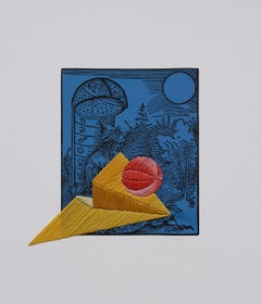 Untitled. Unique embroidery artwork from the Durero series 