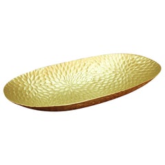 Ana Tray in Matte Brass by Curatedkravet