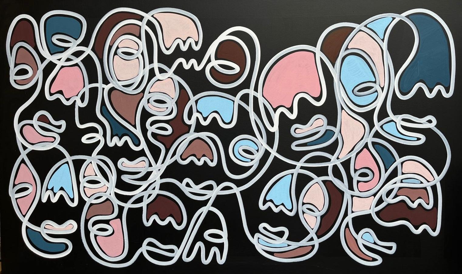 Ana Valdes Unseen Emotions, Contemporary Art, Abstract Painting, 21st