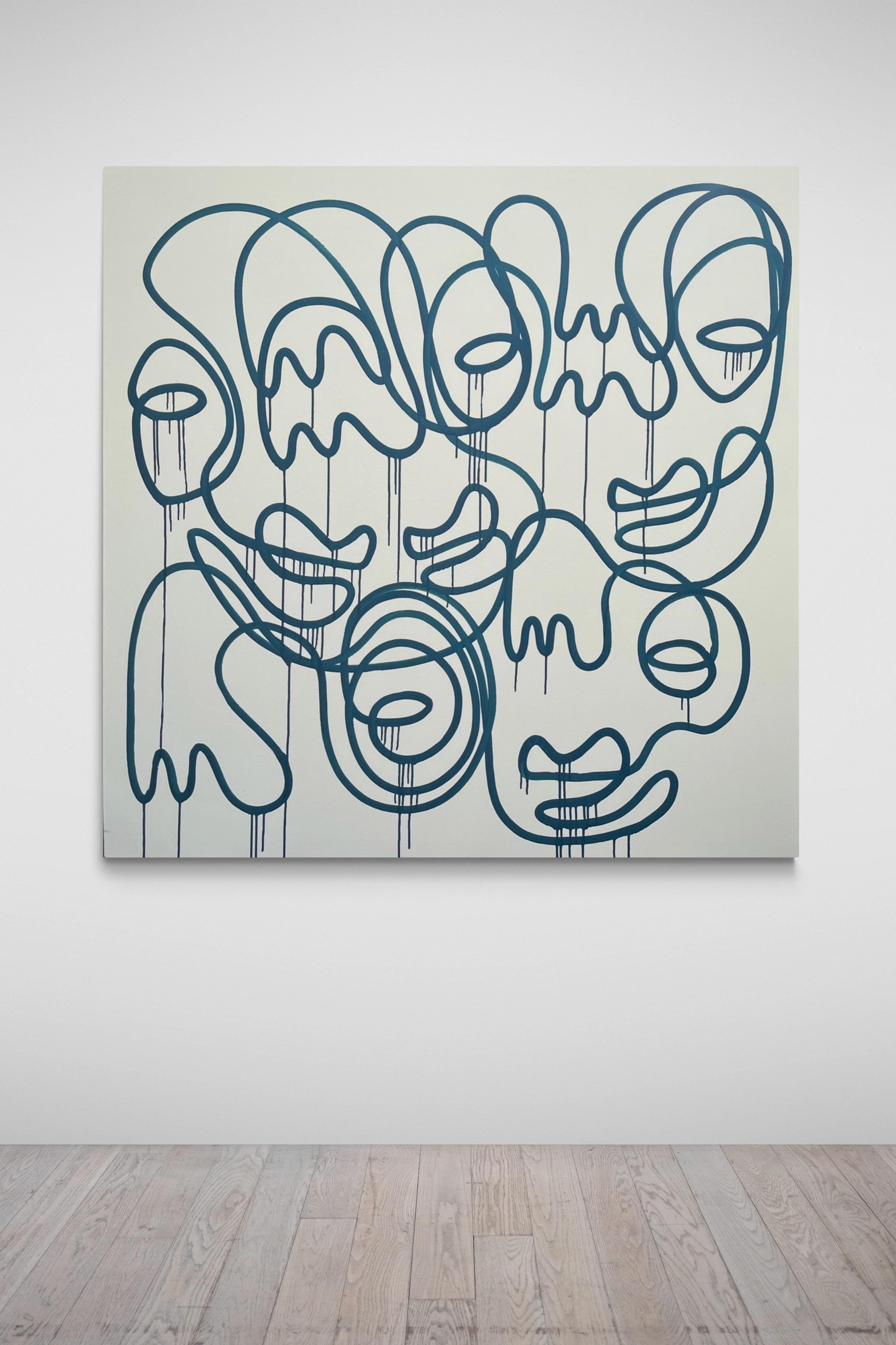 Lemon Green Dreams, Arte contemporanea, Pittura astratta, 21° secolo - Painting di Ana Valdes
