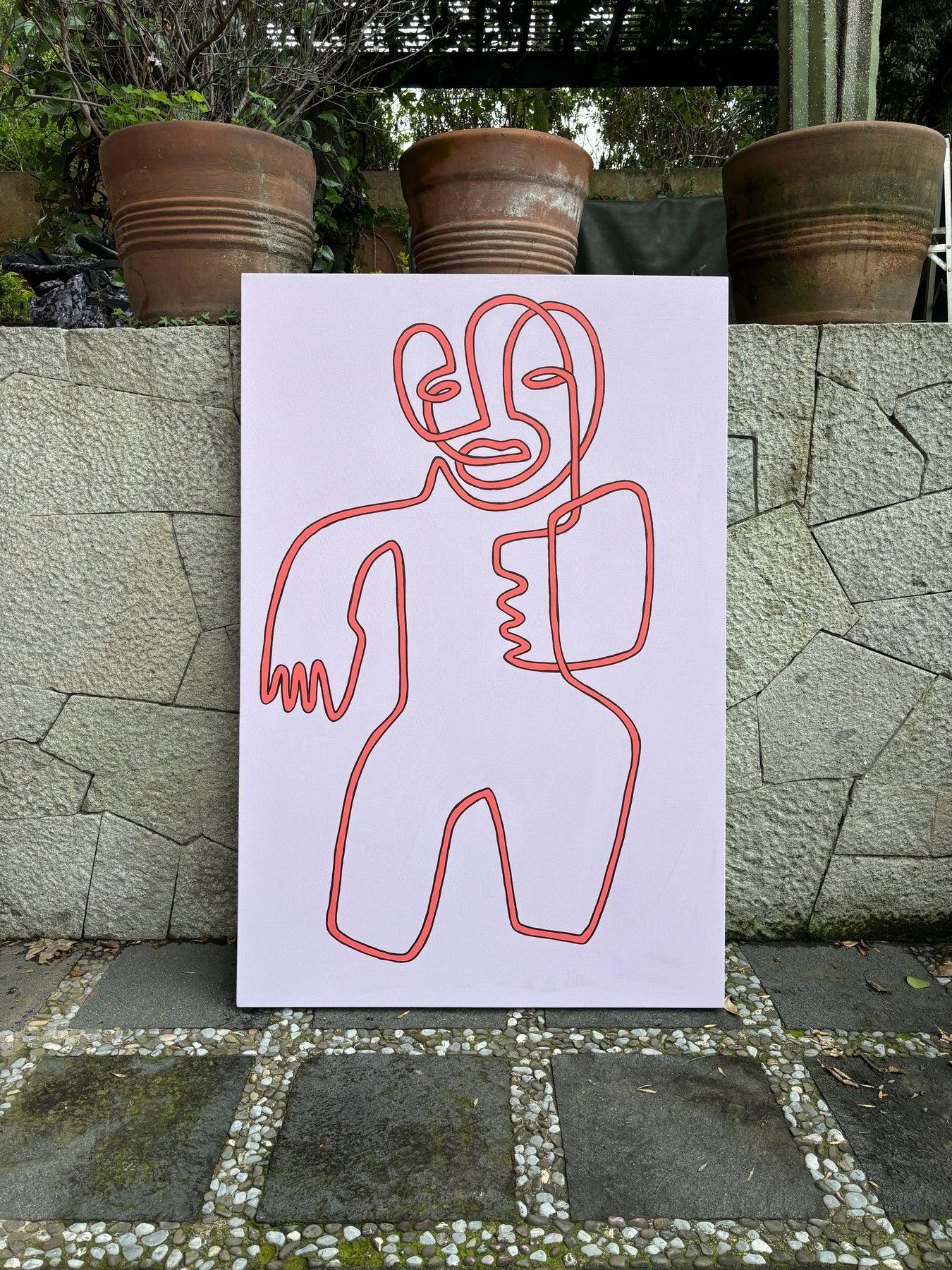 Fatti conoscere, Arte contemporanea, Pittura astratta, 21° secolo in vendita 1