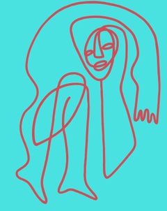 Morning Stretch, Contemporary Art, Abstract Painting, 21st Century