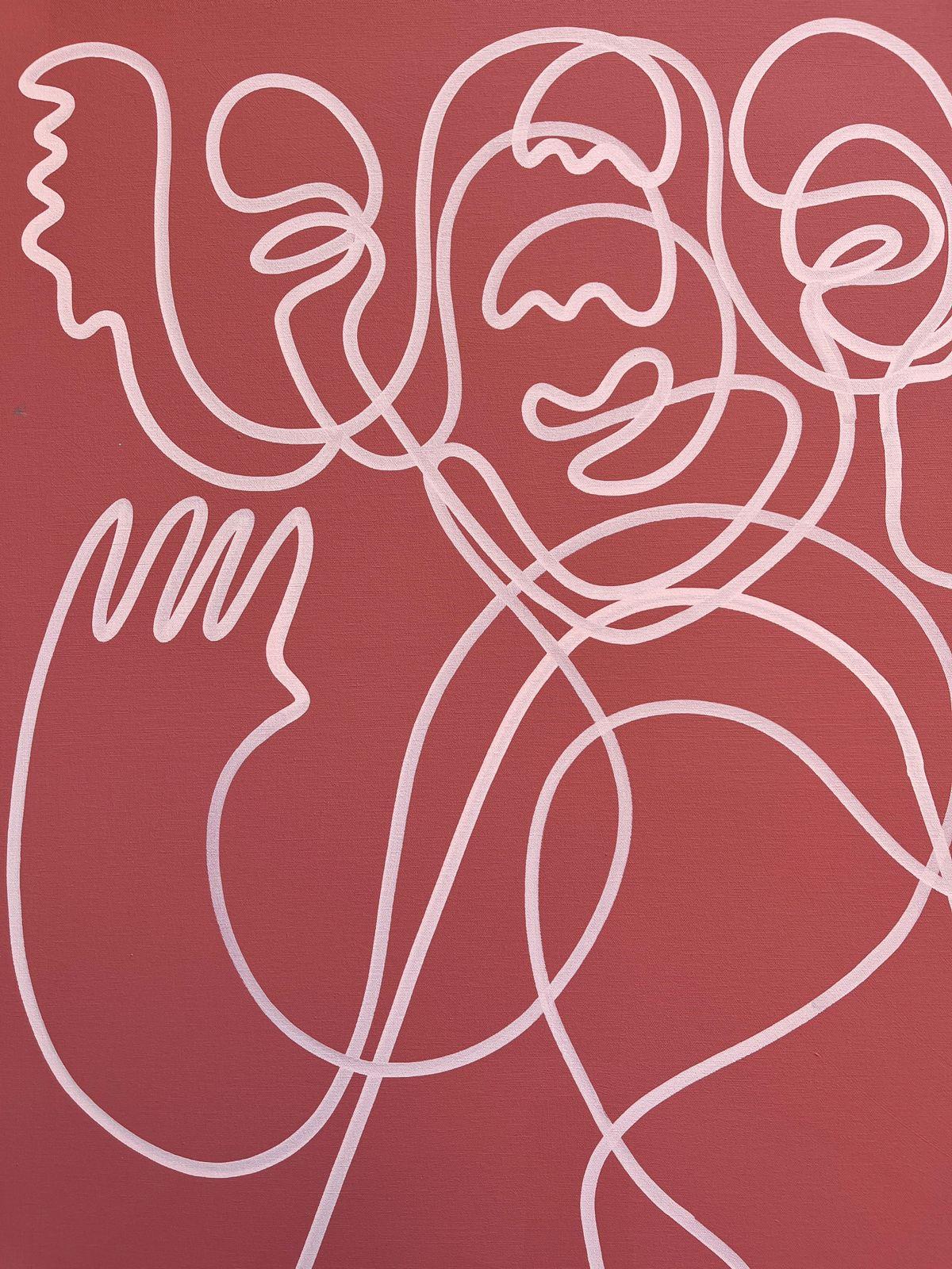 La danza elaborata, Arte contemporanea, Pittura astratta, 21° secolo - Painting Astratto di Ana Valdes