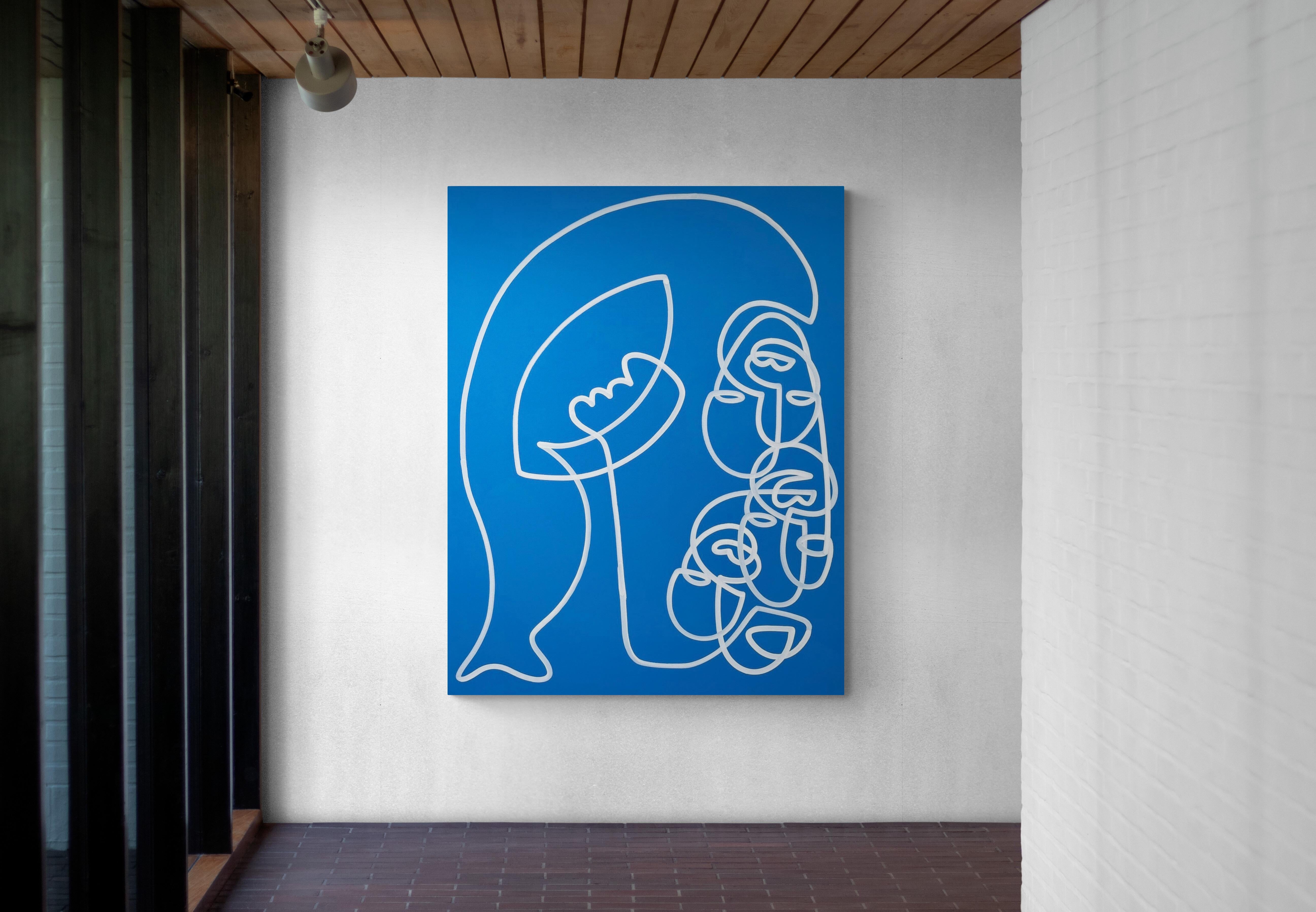 Sognatori selvaggi, Arte contemporanea, Pittura astratta, 21° secolo - Painting di Ana Valdes