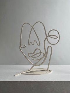 Cotton Face II (White), Contemporary Art, Abstract Sculpture, 21st Century