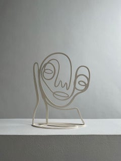 Cotton Face (White), Contemporary Art, Abstract Sculpture, 21st Century