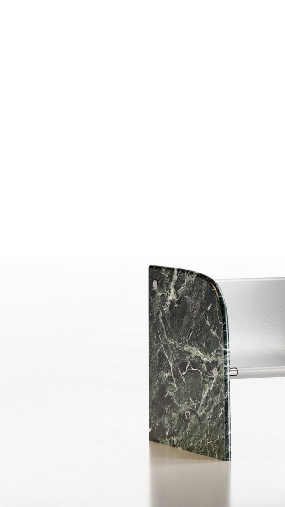 Ana Verde Notte Marble Chair by Serafini (Italienisch) im Angebot