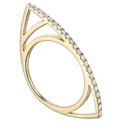 Anabela Chan Fine Sustainable Jewelry Gold Diamond Morpho Ring. 04