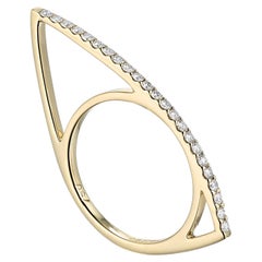 Anabela Chan Fine Sustainable Jewelry Gold & Repurposed Diamond Morpho Ring. 01