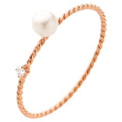 Anabela Chan Fine Sustainable Jewelry Rose Gold Petite Diamond Orbit Ring