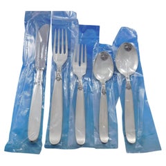 Anacapri by Buccellati Italy Sterling Silver Flatware Set Service 66 pcs Unused