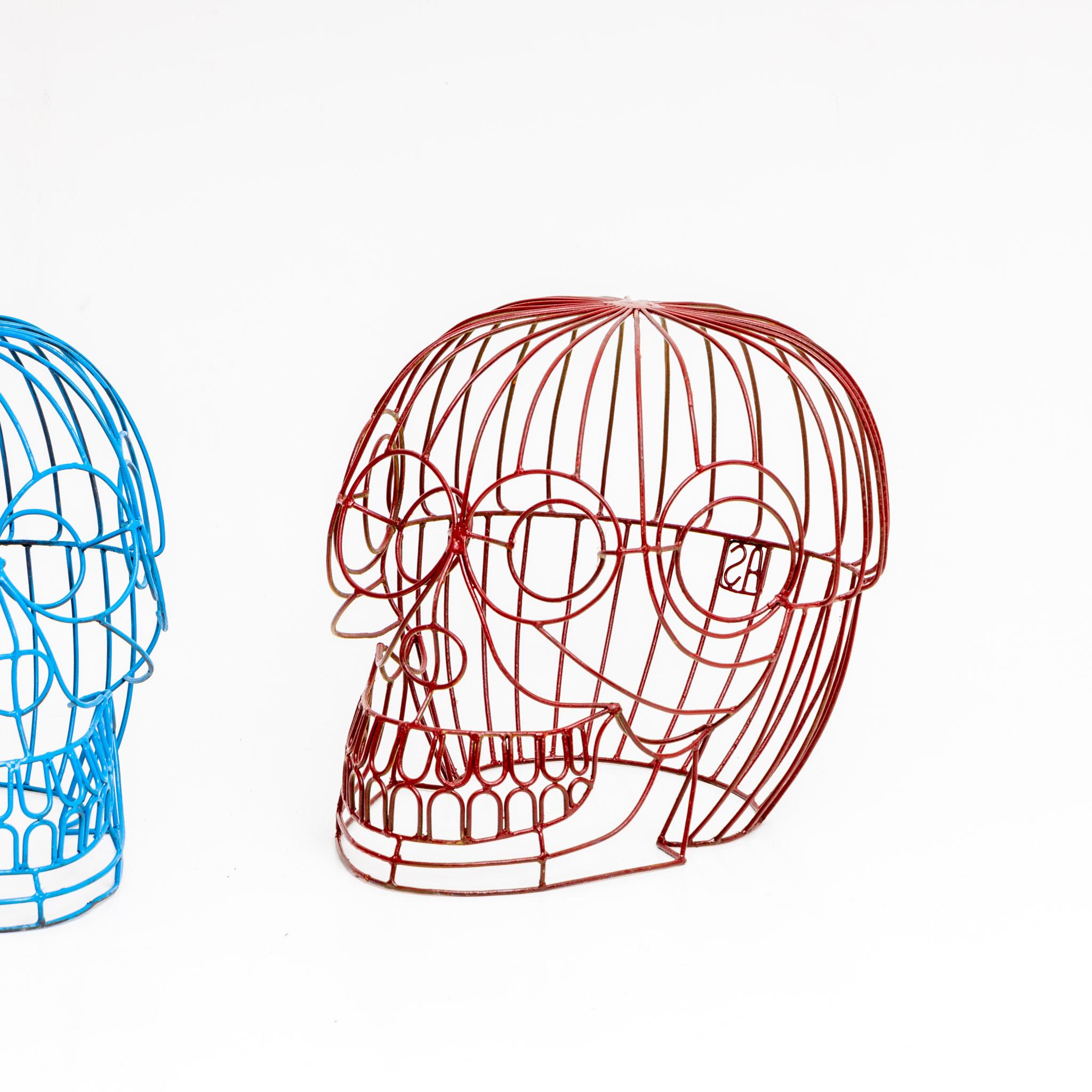 italien Anacleto Spazzapan, tabouret crâne, Italie 21e siècle en vente