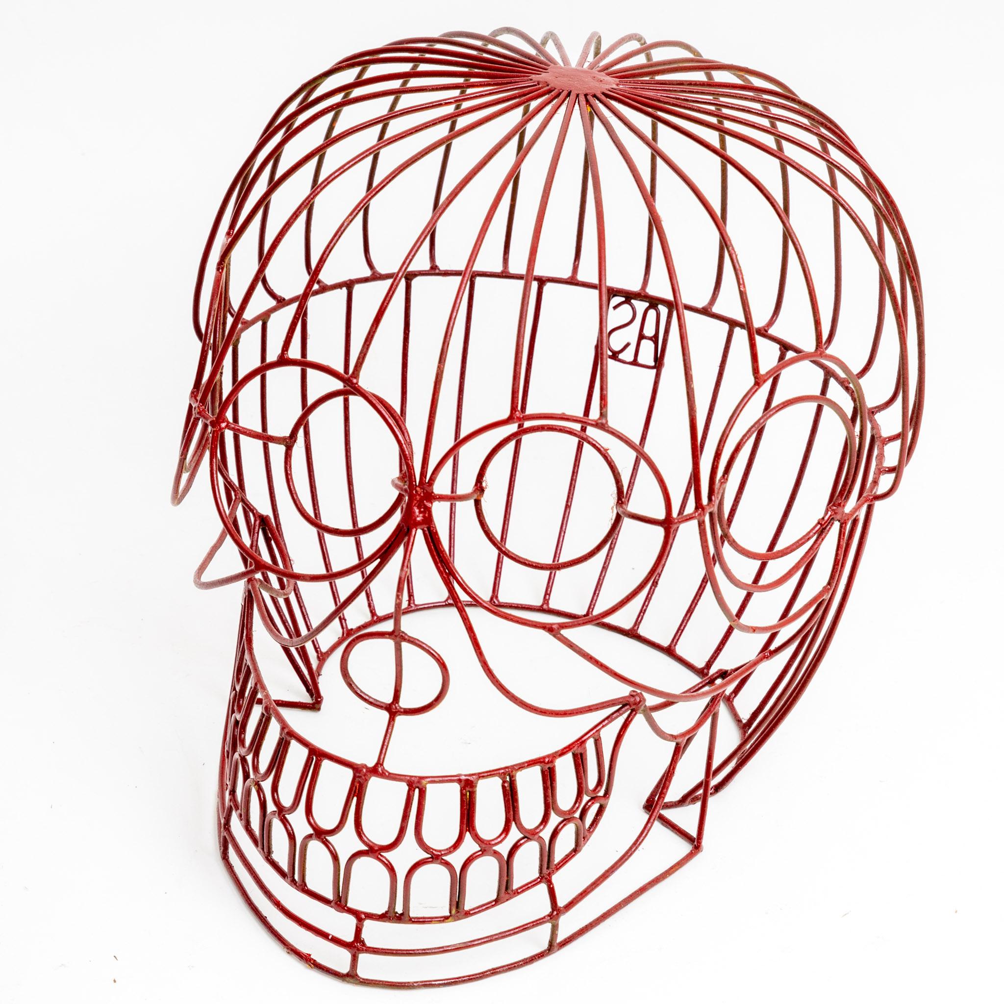 XXIe siècle et contemporain Anacleto Spazzapan, tabouret crâne, Italie 21e siècle en vente