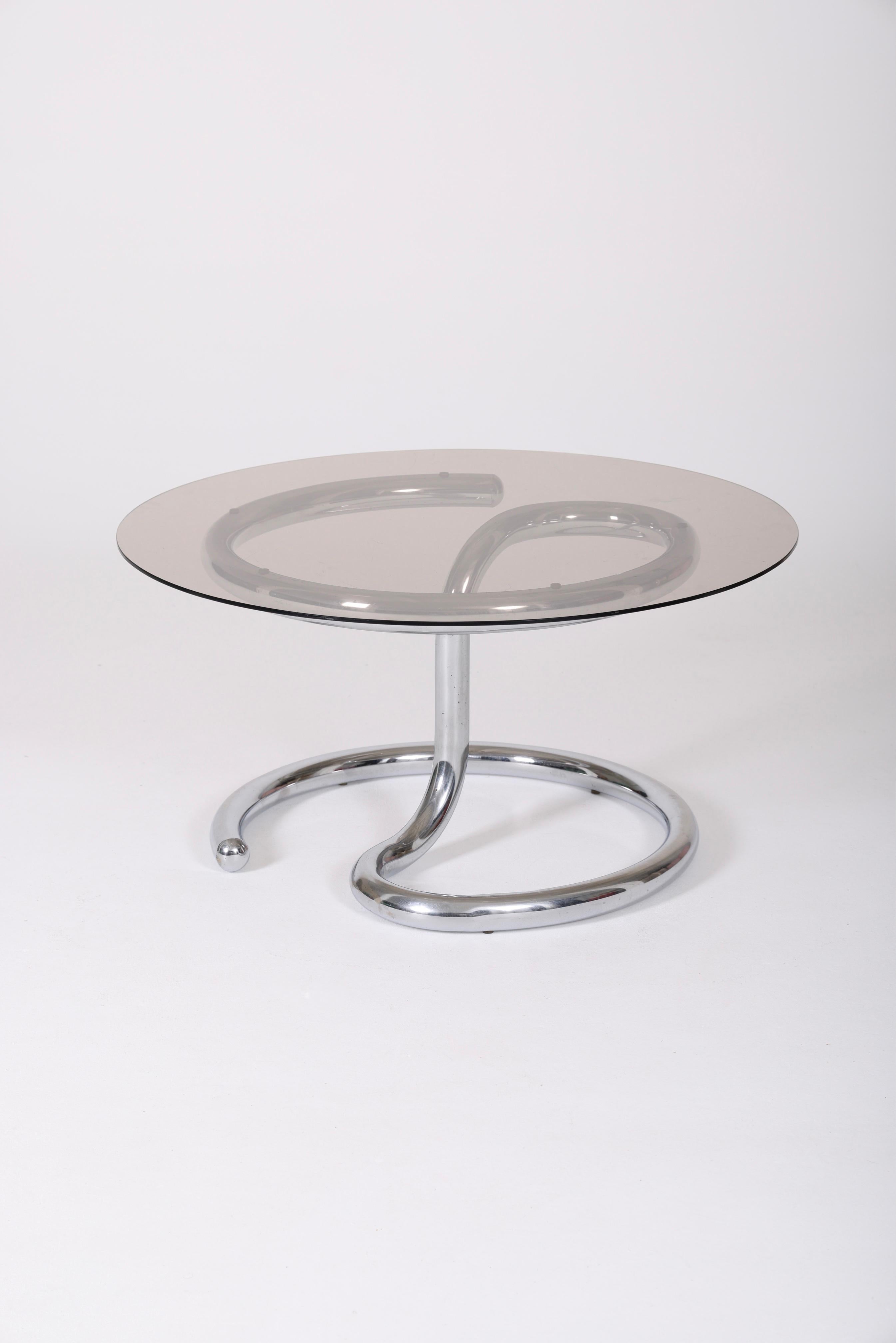 Metal Anaconda Coffee Table by Paul Tuttle, 1970s
