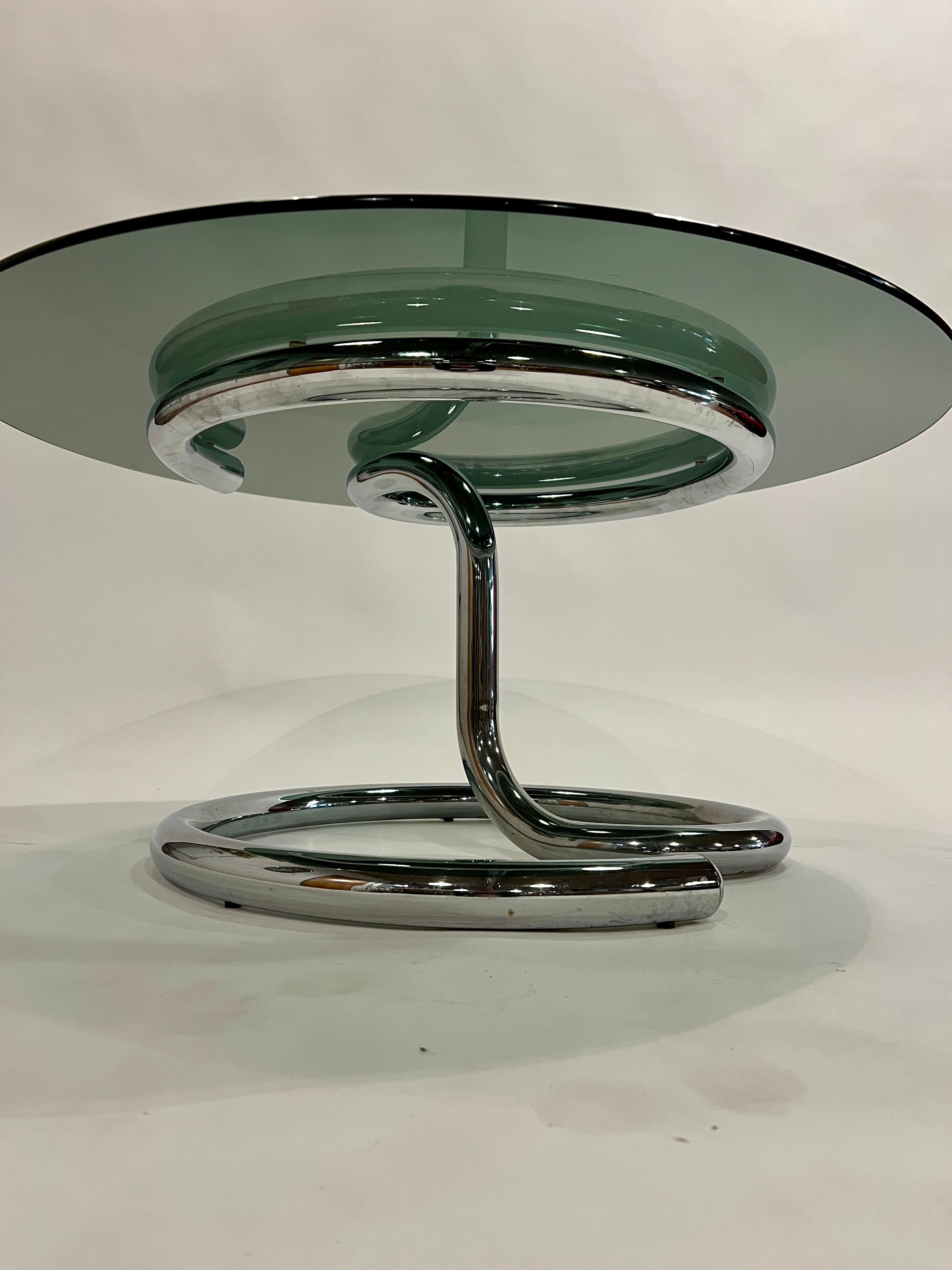 Polished Anaconda Coffee Table by Paul Tuttle for Strassle For Sale