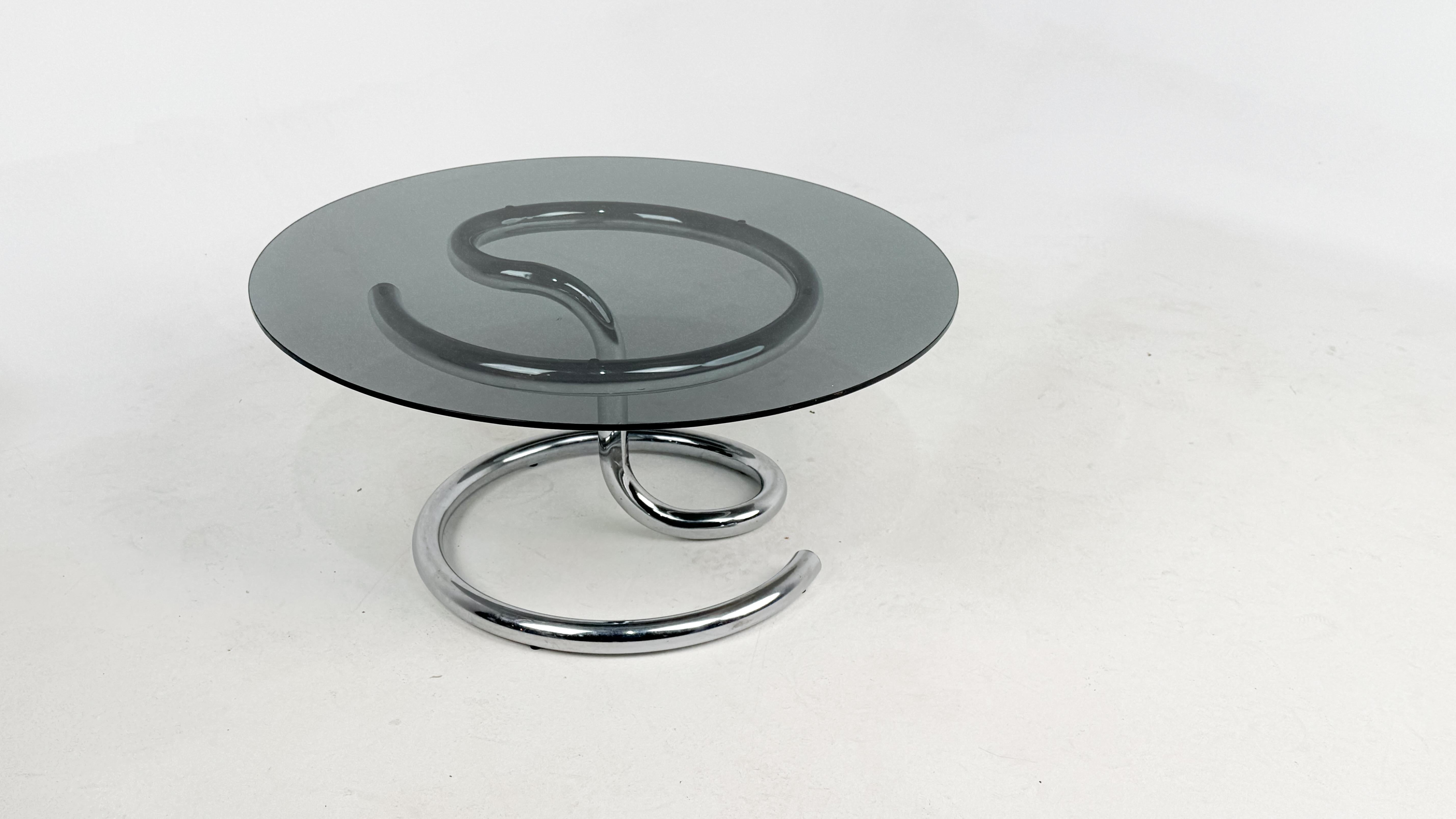 Metal Anaconda Coffee Table by Paul Tuttle for Strassle For Sale