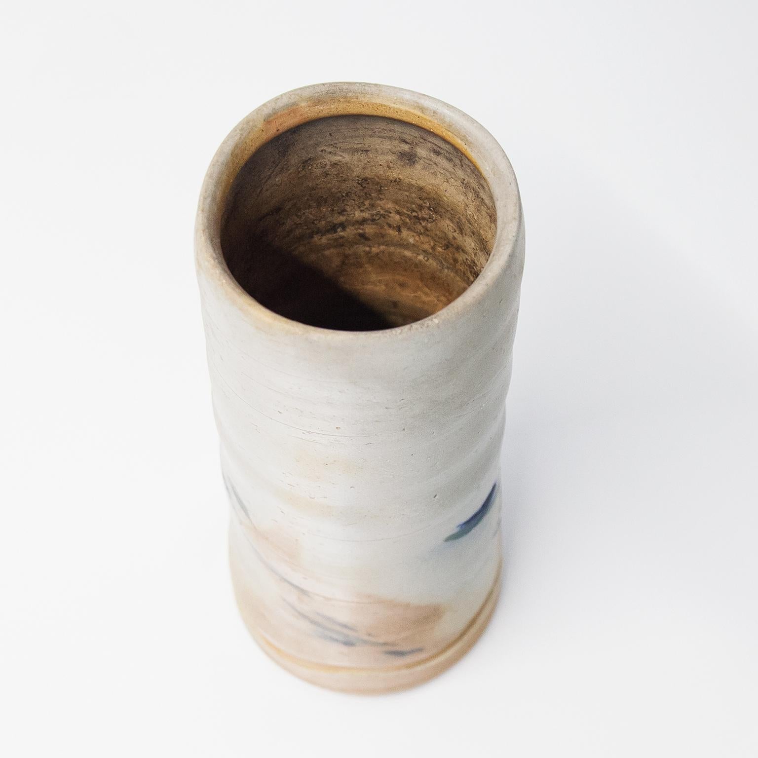 Anagama Horst Kerstan, Keramikvase, Japan-Serie, Deutschland 1991 (Ende des 20. Jahrhunderts) im Angebot