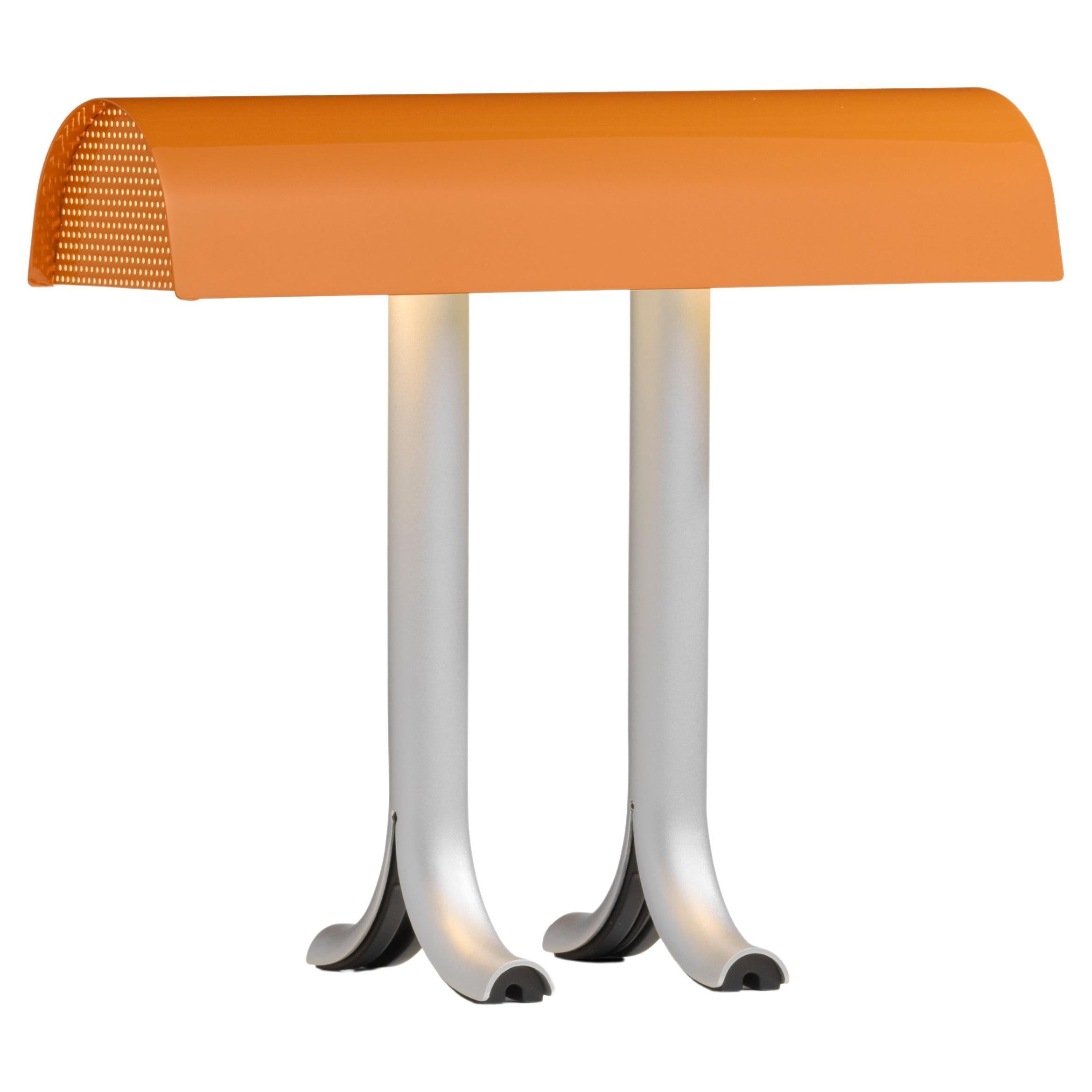 Anagram Table Lamp, Charred Orange, Steel by Sam Weller for Hay