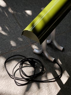 Anagram Table Lamp, Seaweed Green, Steel by Sam Weller for Hay