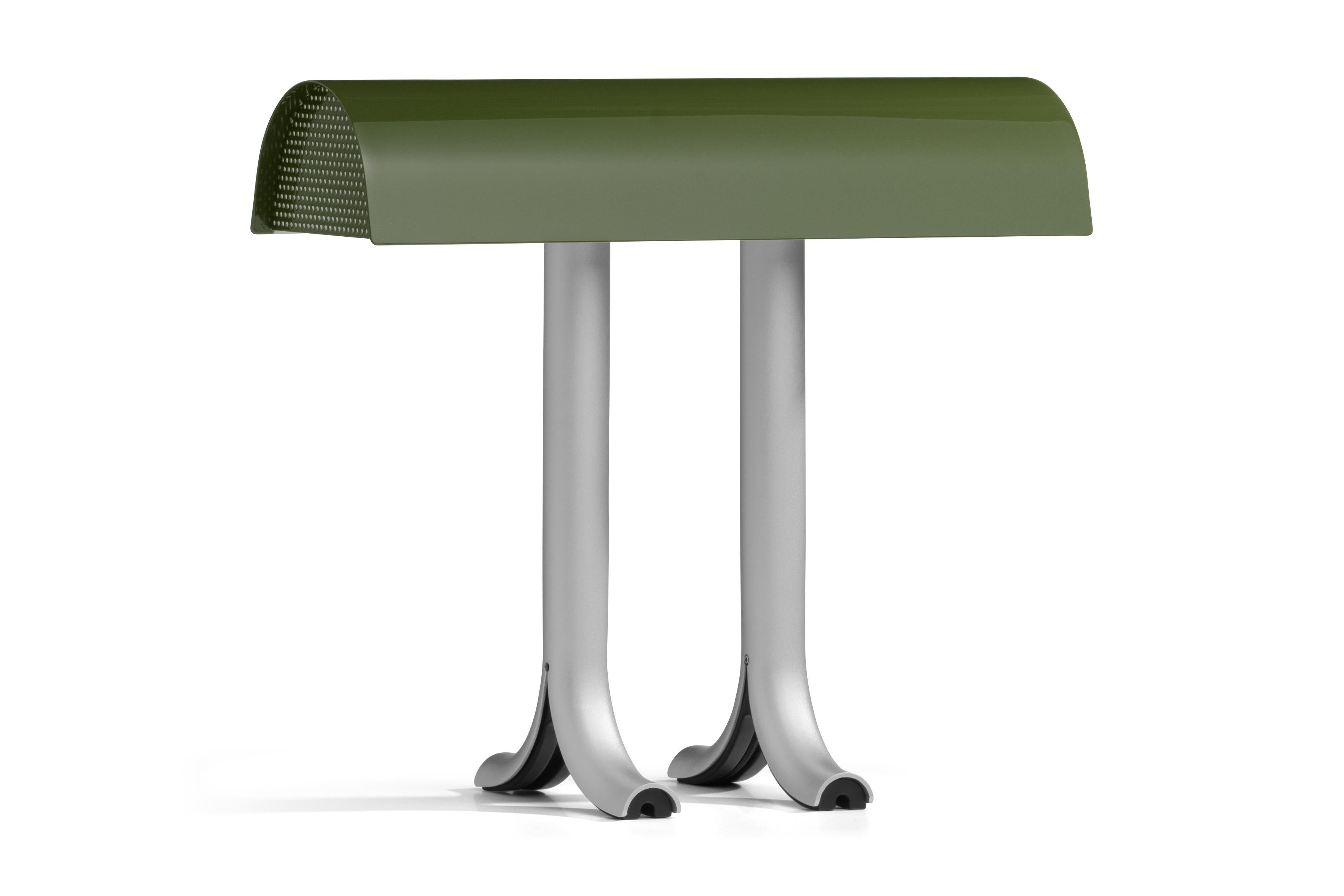 Anagram Table Lamp, Seaweed Green, Steel by Sam Weller for Hay For Sale 1