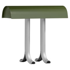 Lampe de table Anagram, vert d'algues, acier de Sam Weller pour Hay