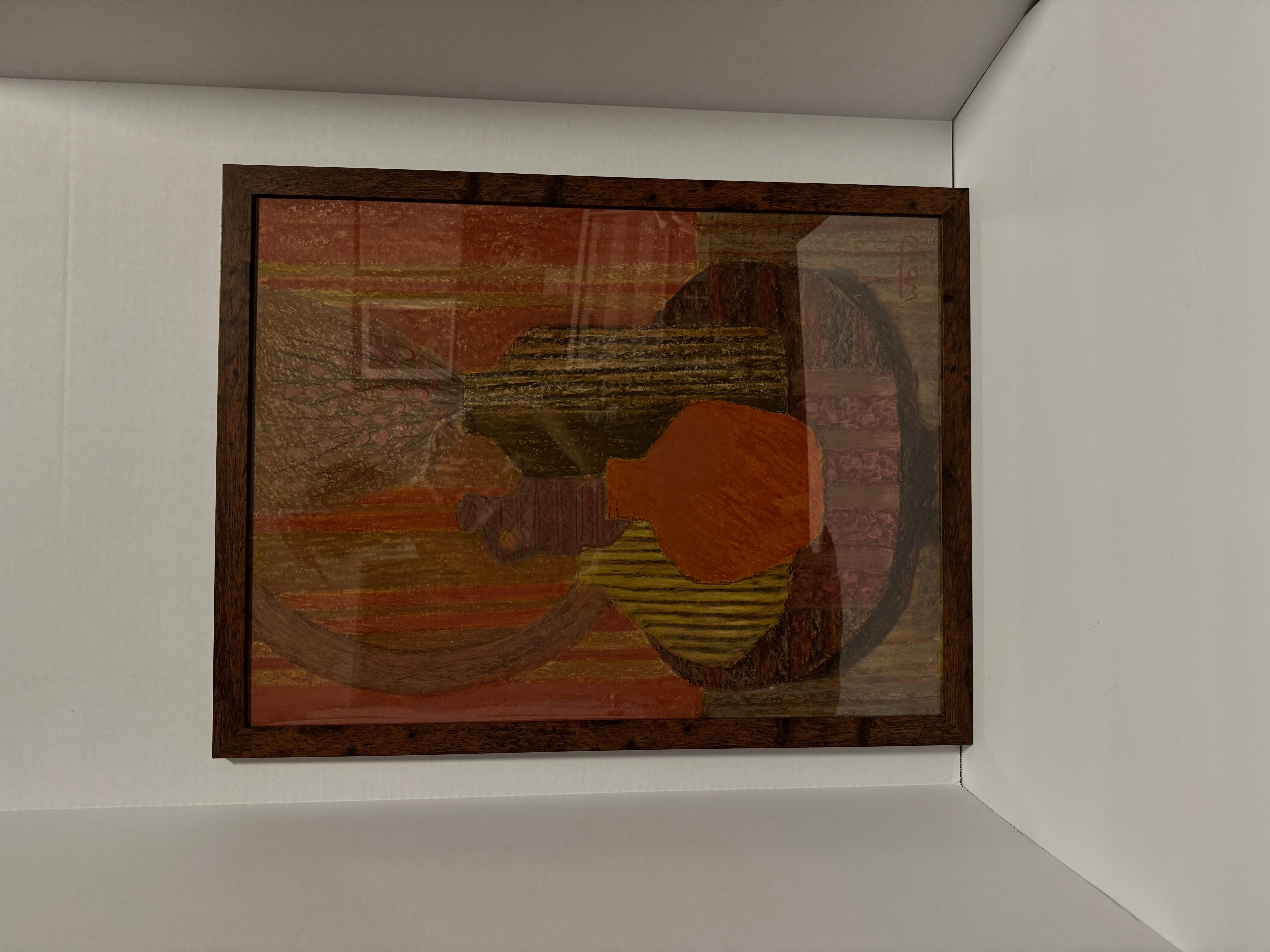 Red composition, still life with bottles, 2024 For Sale 4