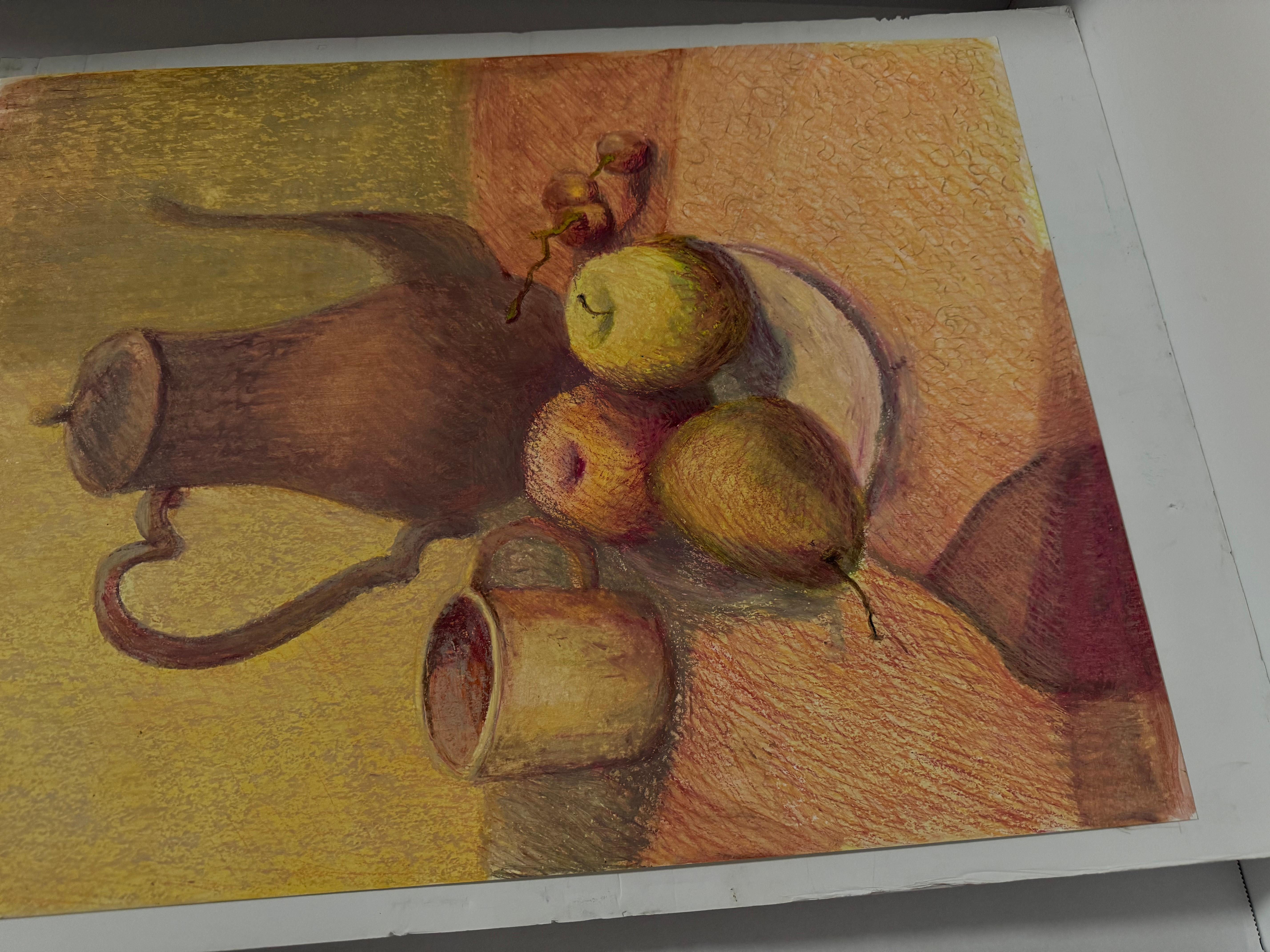 Nature morte aux fruits, taille moyenne. en vente 5