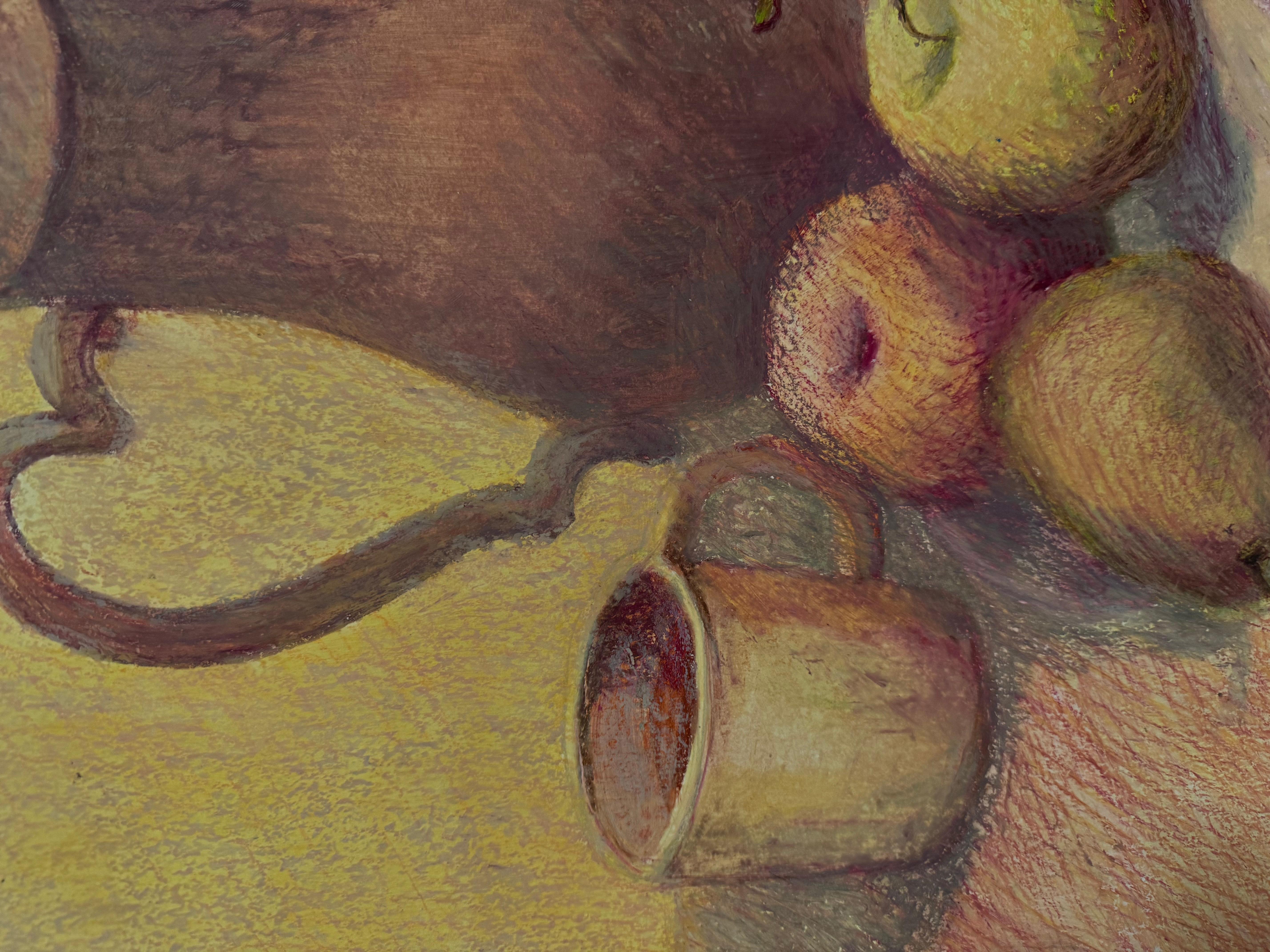 Nature morte aux fruits, taille moyenne. - Post-impressionnisme Painting par Anait Vardanyan
