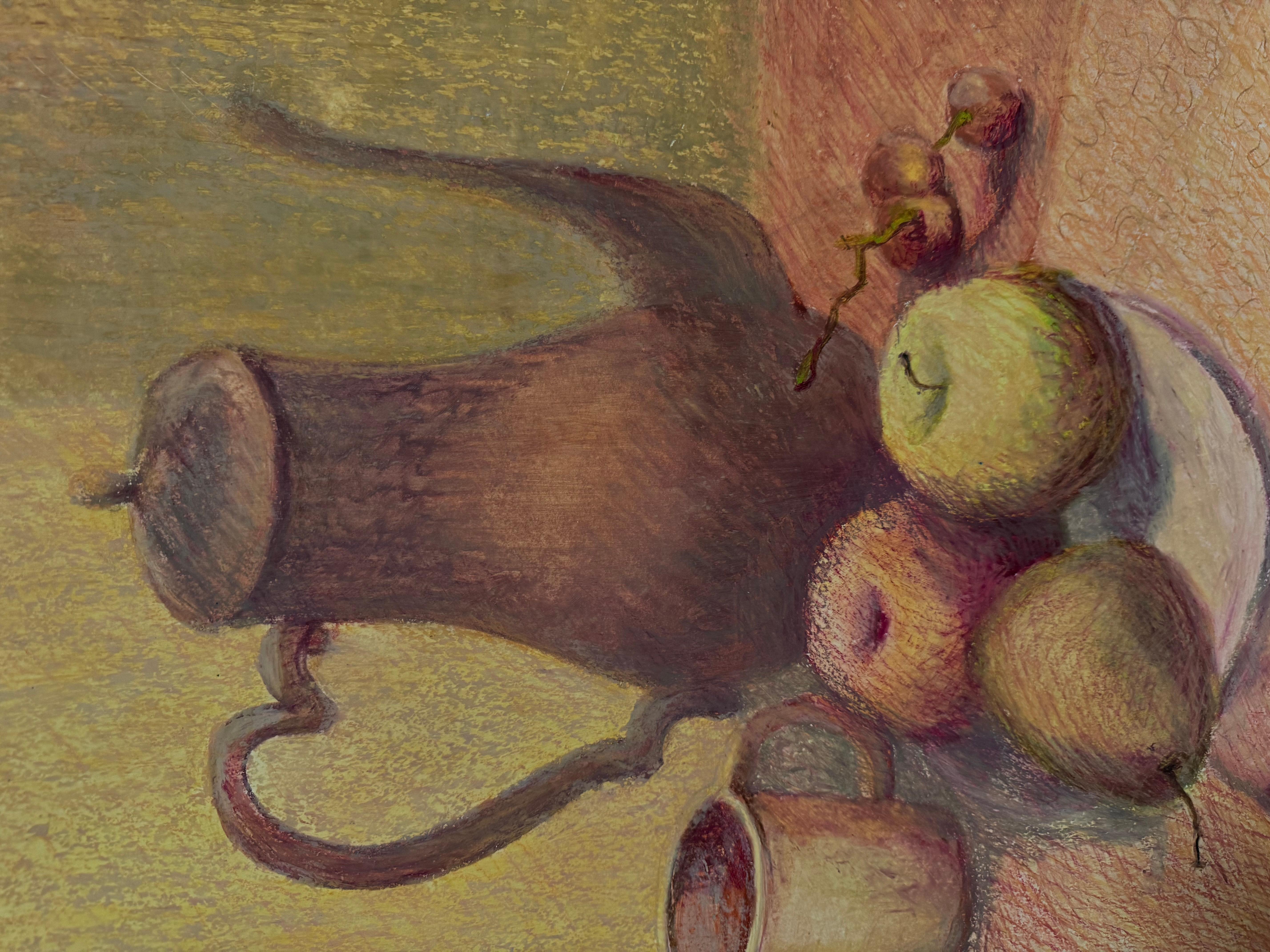 Nature morte aux fruits, taille moyenne. en vente 3